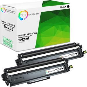 TCT TN229 Black Toner Cartridge 2 Pack - Premium Compatible Replacement for Brother TN229 TN-229BK Works With Brother MFC-L3780CDW L3280CDW L3220CW MFC-L3720CDW