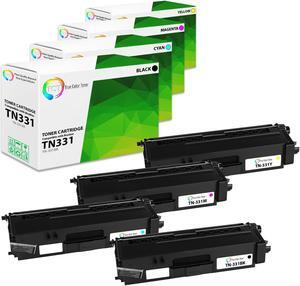True Color Toner TN331 Toner Cartridge 4 Pack - Premium Compatible Replacement for Brother TN-331BK TN-331C TN-331M TN-331Y Works With Brother HL-L8250 L8350 MFC-L8600 L8850 True Color Toner TN331 Toner Cartridge 4 Pack - Premium Compatible Replacement for Brother TN-331BK TN-331C TN-331M TN-331Y Works With Brother HL-L8250 L8350 MFC-L8600 L8850