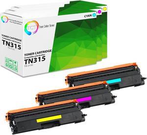 True Color Toner TN315 Color Toner Cartridge 3 Pack - Premium Compatible Replacement for Brother TN315 TN-315C TN-315M TN-315Y Works With Brother HL-4150CDN 4570CDWT MFC-9460CDN True Color Toner TN315 Color Toner Cartridge 3 Pack - Premium Compatible Replacement for Brother TN315 TN-315C TN-315M TN-315Y Works With Brother HL-4150CDN 4570CDWT MFC-9460CDN