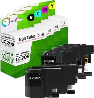 True Color Toner LC209 LC205 Ink Cartridge 5 Pack - Premium Compatible Replacement for Brother LC209 LC205 LC209BK LC205C LC205M LC205Y High Yield Works With Brother MFC-J5620DW J5520DW True Color Toner LC209 LC205 Ink Cartridge 5 Pack - Premium Compatible Replacement for Brother LC209 LC205 LC209BK LC205C LC205M LC205Y High Yield Works With Brother MFC-J5620DW J5520DW