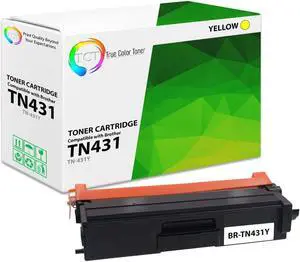 True Color Toner TN431 Yellow Toner Cartridge - Premium Compatible Replacement for Brother TN-431 Yellow Works With Brother HL-L8260CDW L8360CDW L8360CDWT MFC-L8610CDW L8900CDW
