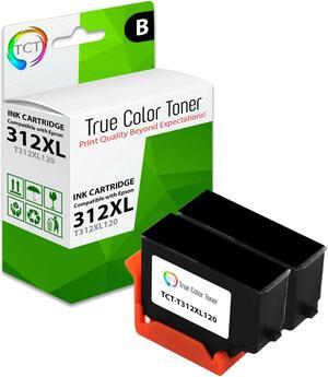 True Color Toner Remanufactured Ink Cartridge Replacement for Epson 312XL T312XL120 Black High Yield Works With Epson Expression Photo XP-8500 HD XP-15000