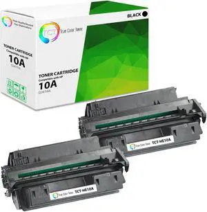 TCT 10A Toner Cartridge 2 Pack - Premium Compatible Replacement for HP 10A Q2610A Black Works With HP LaserJet 2300 2300L 2300N 2300D 2300DN 2300DTN