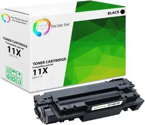 True Color Toner 11X Toner Cartridge - Premium Compatible Replacement for HP 11X Q6511X Black High Yield Works With HP LaserJet 2400 2410 2420 2420D 2420N 2420DN 2430N 2430TN 2430DTN