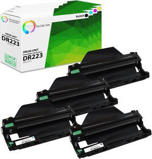 True Color Toner DR221 Drum Unit 4 Pack- Premium Compatible Replacement for Brother DR-221 for Brother DR221 DCP-9020CDN HL 3140CW 3150CDN 3170CDW 3180CDW MFC-9130CW 9330CDW 9340CDW