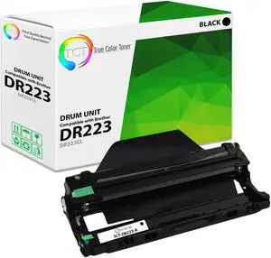 True Color Toner DR223 Black Drum Unit - Premium Compatible Replacement for Brother DR-223CL DR223CL Black Works With Brother HL-L3210CW L3230CDW MFC-L3710CW