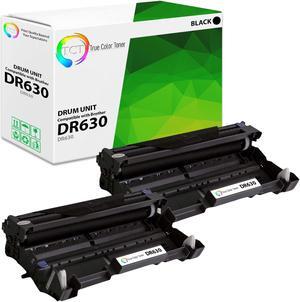TCT DR630 Drum Unit 2 Pack - Premium Compatible Replacement for Brother DR-630 DR630 Works With Brother HL-L2300D L2360DW L2365DW L2380DW DCP-L2500D L2540DN MFC-L2700DW L2740DW