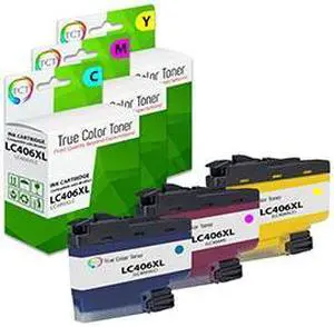 TCT LC406XL Color Ink Cartridge 3 Pack - Premium Compatible Replacement for Brother LC406XLC LC406XLM LC406XLY High Yield Works With Brother MFC-J4335 J4345 J4535 J5855 TCT LC406XL Color Ink Cartridge 3 Pack - Premium Compatible Replacement for Brother LC406XLC LC406XLM LC406XLY High Yield Works With Brother MFC-J4335 J4345 J4535 J5855