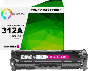 TCT 312A Magenta TAA Compliant Toner Cartridge - Premium Compatible Replacement for HP 312A CF383A Works With HP Color LaserJet Pro MFP M476NW M476DN M476DW Printers