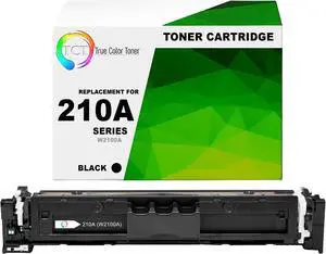 True Color Toner 210A Black Toner Cartridge - Premium Compatible Replacement for HP 210A W2100A Works With HP Color LaserJet Pro 4201dn 4201dw MFP 4301dw