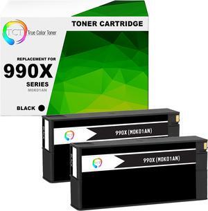 TCT 990X Black Ink Cartridge 2 Pack - Premium Compatible Replacement for HP 990X M0K01AN Black High Yield Works With HP Pagewide Pro 750 772 777 TCT 990X Black Ink Cartridge 2 Pack - Premium Compatible Replacement for HP 990X M0K01AN Black High Yield Works With HP Pagewide Pro 750 772 777