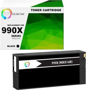 TCT 990X Black Ink Cartridge - Premium Compatible Replacement for HP 990X M0K01AN Black High Yield Works With HP Pagewide Pro 750 772 777