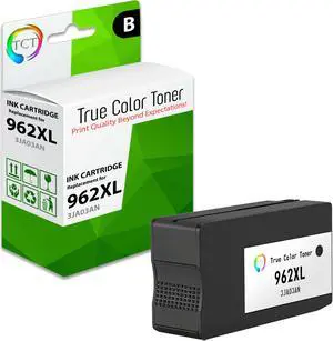 TCT 962XL Black Ink Cartridge - Premium Compatible Replacement for HP 962XL 3JA03AN Black High Yield Works With HP OfficeJet 9012 OfficeJet Pro 9010 9015 9018 9019