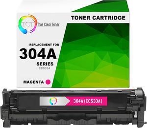 TCT 304A Magenta TAA Compliant Toner Cartridge - Premium Compatible Replacement for HP 304A CC533A Works With HP Color LaserJet CP2025 CP2025N CP2025DN, CM2320 CM2320N MFP Printers