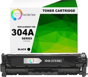 TCT 304A Black TAA Compliant Toner Cartridge - Premium Compatible Replacement for HP 304A CC530A Works With HP Color LaserJet CP2025 CP2025N CP2025DN, CM2320 CM2320N MFP Printers TCT 304A Black TAA Compliant Toner Cartridge - Premium Compatible Replacement for HP 304A CC530A Works With HP Color LaserJet CP2025 CP2025N CP2025DN, CM2320 CM2320N MFP Printers