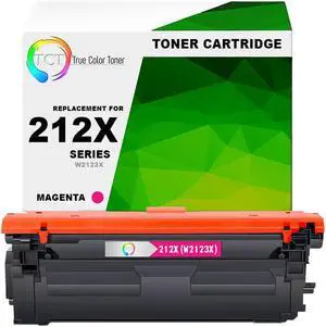 TCT 212X Magenta TAA Compliant Toner Cartridge - Premium Compatible Replacement for HP 212X W2123X High Yield Works With HP Color LaserJet Enterprise M554dn M555dn M555x Printers