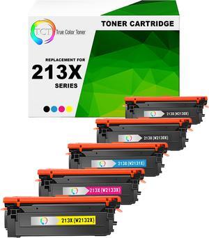 TCT 213X Toner Cartridge 5 Pack - Premium Compatible Replacement for HP 213X High Yield Works With HP Color LaserJet Enterprise 5700dn 6700 MFP 5800dn TCT 213X Toner Cartridge 5 Pack - Premium Compatible Replacement for HP 213X High Yield Works With HP Color LaserJet Enterprise 5700dn 6700 MFP 5800dn