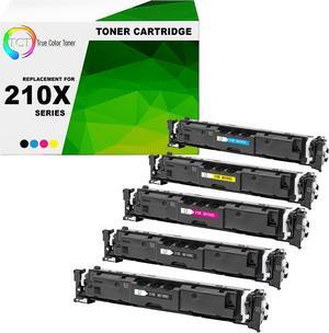 True Color Toner 210X Toner Cartridge 5 Pack - Premium Compatible Replacement for HP 210X W2100X W2101X W2102X W2103X High Yield Works With HP Color LaserJet Pro 4201dn 4201dw True Color Toner 210X Toner Cartridge 5 Pack - Premium Compatible Replacement for HP 210X W2100X W2101X W2102X W2103X High Yield Works With HP Color LaserJet Pro 4201dn 4201dw