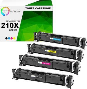 True Color Toner 210X Toner Cartridge 4 Pack - Premium Compatible Replacement for HP 210X W2100X W2101X W2102X W2103X High Yield Works With HP Color LaserJet Pro 4201 MFP 4301 True Color Toner 210X Toner Cartridge 4 Pack - Premium Compatible Replacement for HP 210X W2100X W2101X W2102X W2103X High Yield Works With HP Color LaserJet Pro 4201 MFP 4301