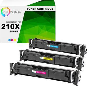 True Color Toner 210X Color Toner Cartridge 3 Pack - Premium Compatible Replacement for HP 210X W2101X W2102X W2103X High Yield Works With HP Color LaserJet Pro 4201 MFP 4301 True Color Toner 210X Color Toner Cartridge 3 Pack - Premium Compatible Replacement for HP 210X W2101X W2102X W2103X High Yield Works With HP Color LaserJet Pro 4201 MFP 4301