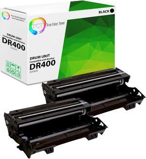 True Color Toner DR400 Drum Unit 2 Pack - Premium Compatible Replacement for Brother DR-400 Works With Brother DCP-1200 1400 HL-1240DX MFC-8300 P2500 P2500T IntelliFax-4100 4100E 8750P True Color Toner DR400 Drum Unit 2 Pack - Premium Compatible Replacement for Brother DR-400 Works With Brother DCP-1200 1400 HL-1240DX MFC-8300 P2500 P2500T IntelliFax-4100 4100E 8750P