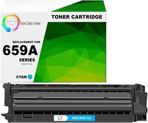 TCT 659A Cyan Toner Cartridge - Premium Compatible Replacement for HP 659A W2011A Works With Color LaserJet Enterprise M856 M856dn MFP M776dn MFP Flow M776x TCT 659A Cyan Toner Cartridge - Premium Compatible Replacement for HP 659A W2011A Works With Color LaserJet Enterprise M856 M856dn MFP M776dn MFP Flow M776x
