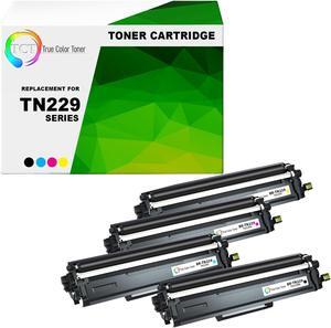 TCT TN229 Toner Cartridge 4 Pack - Premium Compatible Replacement for Brother TN229 Works With Brother MFC-L3780CDW L3280CDW L3220CW MFC-L3720CDW TCT TN229 Toner Cartridge 4 Pack - Premium Compatible Replacement for Brother TN229 Works With Brother MFC-L3780CDW L3280CDW L3220CW MFC-L3720CDW