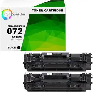 True Color Toner 072 Toner Cartridge 2 Pack - Premium Compatible Replacement for Canon 072 5647C001 Works With Canon imageCLASS LBP172DW MF284DW MF287DW MF289DW