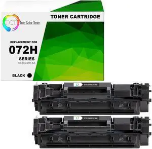 True Color Toner 072H Toner Cartridge 2 Pack - Premium Compatible Replacement for Canon 072H 5648C001 Works With Canon imageCLASS LBP172DW MF284DW MF287DW MF289DW