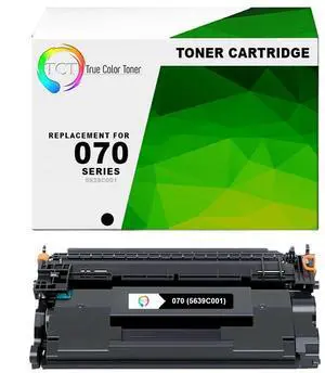 True Color Toner 070 Toner Cartridge - Premium Compatible Replacement 070 Black Works With Canon imageClass MF467dw MF465dw MF463dw MF462dw MF461dw LBP247dw LBP246dw