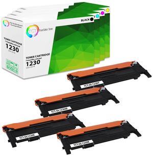 True Color Toner 1230 Toner Cartridge 4 Pack - Premium Compatible Replacement for Dell 1230 1230C 1235CN