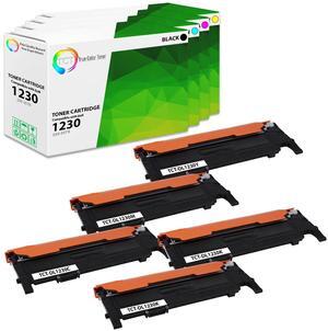 True Color Toner 1230 Toner Cartridge 5 Pack - Premium Compatible Replacement for Dell 1230 1230C 1235CN