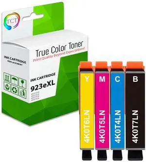 TCT 936XL High Yield Ink Cartridge 4 Pack - Compatible Replacement for HP 936eXL 4S6V6LN 4S6V3LN 4S6V4LN 4S6V5LN Works with HP OfficeJet 9110 9130 9120 Printers (Black, Cyan, Magenta, Yellow)