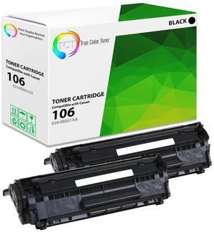 True Color Toner 106 Toner Cartridge 2 Pack - Premium Compatible Replacement for Canon 106 0264B001AA Black Works With Canon MF6530 MF6531 MF6540 MF6550 MF6560 MF6580 MF6590 MF6595 True Color Toner 106 Toner Cartridge 2 Pack - Premium Compatible Replacement for Canon 106 0264B001AA Black Works With Canon MF6530 MF6531 MF6540 MF6550 MF6560 MF6580 MF6590 MF6595
