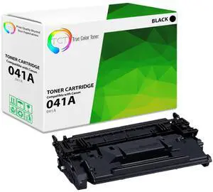 True Color Toner 041A Toner Cartridge - Premium Compatible Replacement for Canon 0452C001 CRG041 Black Works With Canon ImageClass LBP312DN LBP312X