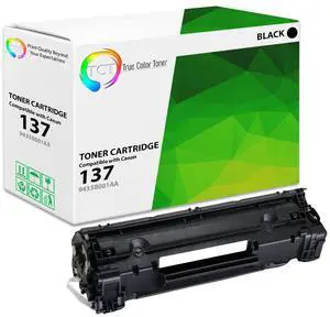 True Color Toner 137 Toner Cartridge - Premium Compatible Replacement for Canon 137 9435B001AA Black Works With Canon ImageClass MF212W MF216N MF227DW MF229DW