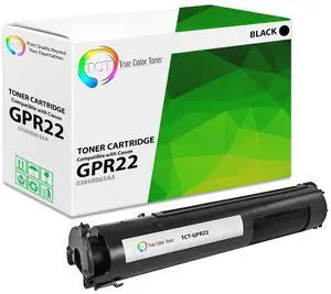 True Color Toner GPR22 Toner Cartridge - Premium Compatible Replacement for Canon GPR-22 GPR22 0386B003AA Black Works With Canon ImageRunner 1023 1023N 1023IF
