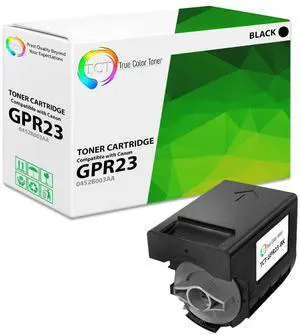 True Color Toner GPR23 Black Toner Cartridge - Premium Compatible Replacement for Canon GPR-23 0452B003AA Black Works With Canon ImageRunner C2550 C2880 C2880i