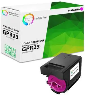 True Color Toner GPR23 Magenta Toner Cartridge - Premium Compatible Replacement for Canon GPR-23 0454B003AA Magenta Works With Canon ImageRunner C2550 C2880 C2880i