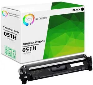 True Color Toner 051H Toner Cartridge - Premium Compatible Replacement for Canon CRG-051H 051H 2169C001 Black High Yield Works With Canon ImageClass LBP162dw