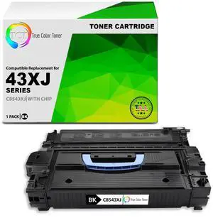 TCT 43XJ Jumbo TAA Compliant Toner Cartridge - Premium Compatible Replacement for HP 43XJ C8543XJ High Yield Jumbo Black Works With HP LaserJet 9000 9000MFP 9000DN 9000HNS Printers