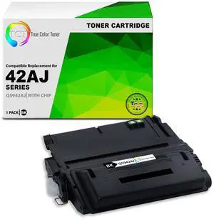 TCT 42AJ Jumbo TAA Compliant Toner Cartridge - Premium Compatible Replacement for HP 42AJ Q5942A Jumbo Yield Black Works With HP LaserJet 4240 4240N 4250 4250DTN Printers