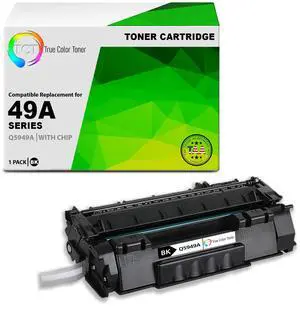 TCT 49A TAA Compliant Toner Cartridge - Premium Compatible Replacement for HP 49A Q5949A Black Works With HP LaserJet 1160LE 1320N 1320TN 1320NW 3390 3392 Printers