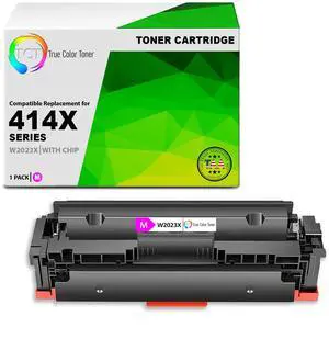 TCT 414X Magenta TAA Compliant Toner Cartridge - Premium Compatible Replacement for HP 414X W2023X High Yield Works With HP Color LaserJet Pro M454, MFP M479 Printers