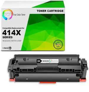 TCT 414X Black TAA Compliant Toner Cartridge - Premium Compatible Replacement for HP 414X W2020X High Yield Works With HP Color LaserJet Pro M454, MFP M479 Printers