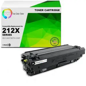 TCT 212X Black TAA Compliant Toner Cartridge - Premium Compatible Replacement for HP 212X W2120X High Yield Works With HP Color LaserJet Enterprise M554dn M555dn M555x Printers