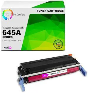 TCT 645A Magenta TAA Compliant Toner Cartridge - Premium Compatible Replacement for HP 645A C9733A Works With HP Color LaserJet 5500DN 5500DTN 5550N Printers