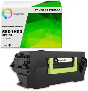 TCT 58D1H00 Black High Yield Toner Cartridge Replacement for use with Lexmark MS725 MS821 MS822 MS823 MS825 MS826 Printers (15,000 Pages)