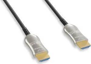 Nippon Labs 25FT. 8K Hybrid Active Optical Fiber Plenum-Rated HDMI Cable,8K@60Hz Bright Gold, 8K CMP AOC Active Optical Cable HDMI 2.1 Bright Gold (With Anti-Static Bag)