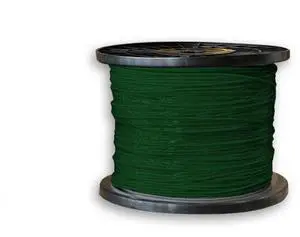 Nippon Labs 10G Slim Cat. 6a Ethernet Bulk Cable, Stranded UTP,  28 AWG, CM Rated,1000ft, Green Color Networking Cable 30SC6A-10X6-28-C6A3TH